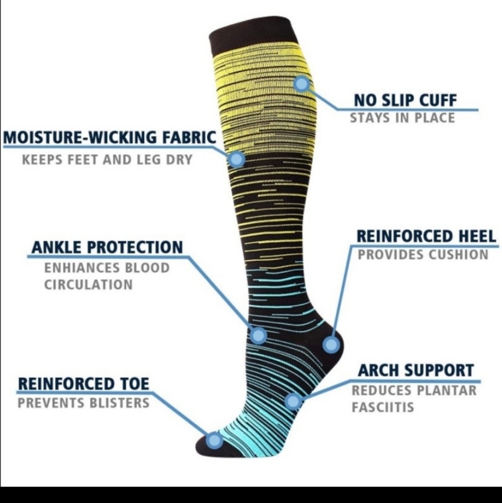 3 pair New Compression Socks